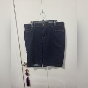 Denim Capri Shorts